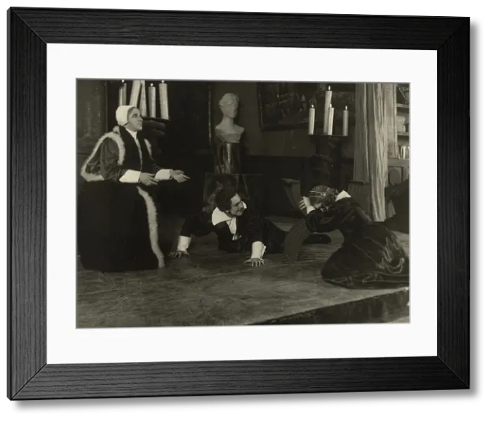 Framed Print : A scene from the play based on K. Gutskov's drama Uriel Acosta, 1920-1929. Creator: Unknown. A scene from the play based on K. Gutskov's drama Uriel Acosta, 1920-1929. Creator: Unknown Framed Print : A scene from the play based on K. Gutskov's drama Uriel Acosta, 1920-1929. Creator: Unknown. A scene from the play based on K. Gutskov's drama Uriel Acosta, 1920-1929. Creator: Unknown