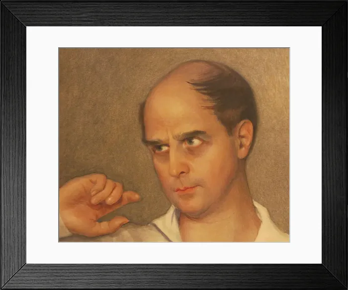 Framed Print : Portrait of Michel Fokine (1880-1942) Detail, 1928. Creator: Sorin, Saveli Abramovich (1878-1953) Framed Print : Portrait of Michel Fokine (1880-1942) Detail, 1928. Creator: Sorin, Saveli Abramovich (1878-1953)