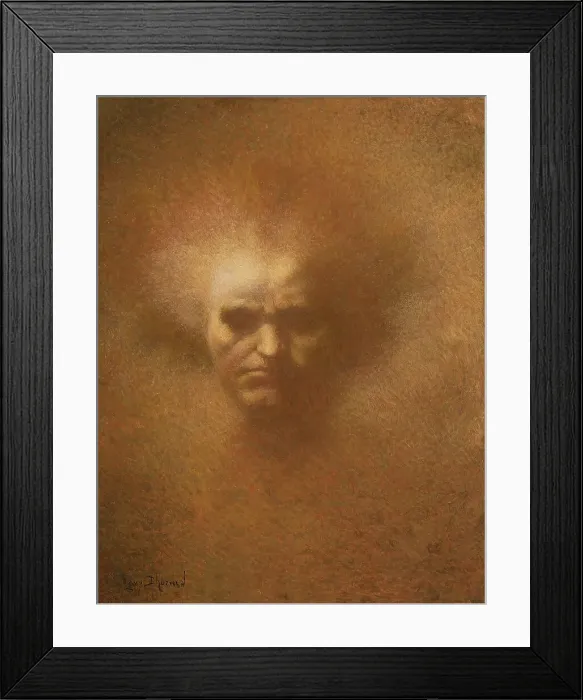 Framed Print : Portrait of Ludwig van Beethoven (1770-1827). Creator: Lévy-Dhurmer, Lucien (1865-1953) Framed Print : Portrait of Ludwig van Beethoven (1770-1827). Creator: Lévy-Dhurmer, Lucien (1865-1953)