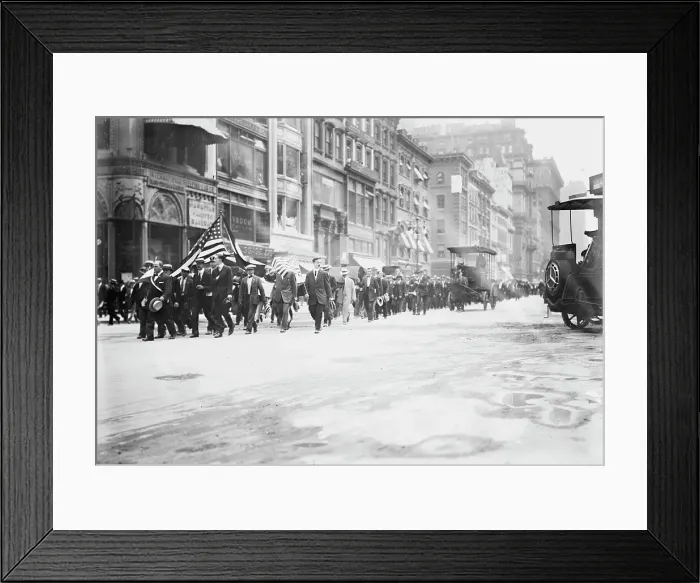 Framed Print : German Reservists, 4 Aug 1914. Creator: Bain News Service Framed Print : German Reservists, 4 Aug 1914. Creator: Bain News Service
