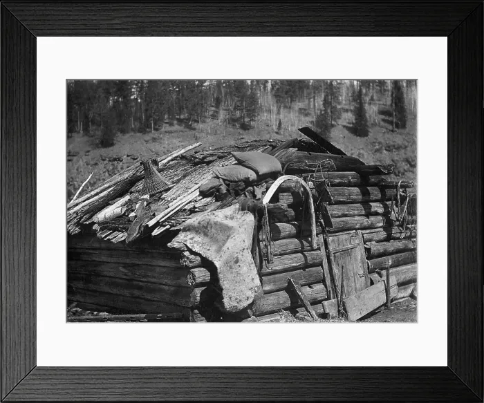 Framed Print : Yurt of the Ilga Tungus, 1920-1929. Creator: Unknown Framed Print : Yurt of the Ilga Tungus, 1920-1929. Creator: Unknown