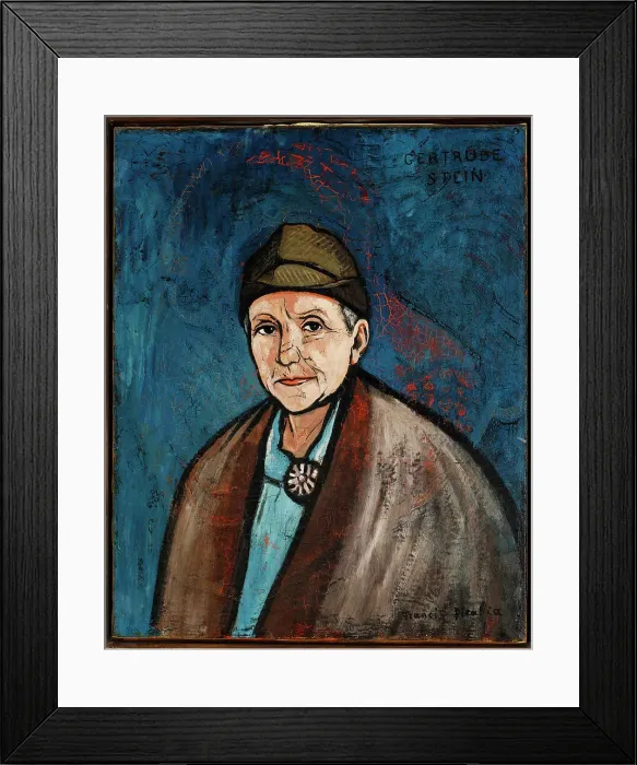 Framed Print : Portrait of Gertrude Stein, 1933. Creator: Picabia, Francis (1879-1953) Framed Print : Portrait of Gertrude Stein, 1933. Creator: Picabia, Francis (1879-1953)