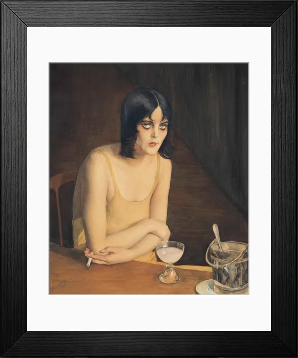 Framed Print : Night institution (Boite de nuit), 1926 Creator: Sorin, Saveli Abramovich (1878-1953) Framed Print : Night institution (Boite de nuit), 1926 Creator: Sorin, Saveli Abramovich (1878-1953)