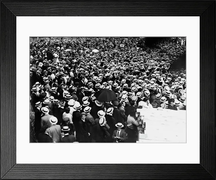 Framed Print : Anti-War meeting, 8 Aug 1914. Creator: Bain News Service Framed Print : Anti-War meeting, 8 Aug 1914. Creator: Bain News Service
