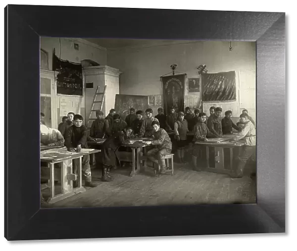 Minsk: United Jewish Vocational School. Drawing lesson, 1920-1929. Creator: Unknown