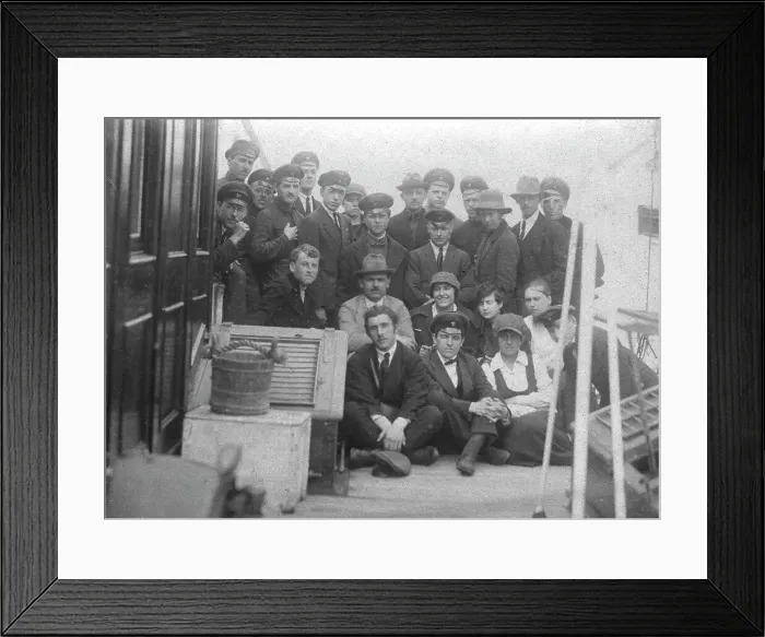 Framed Print : Senior Students of Vladivostok Polytechnic Institute During a Trip to the Ashio-Niko Copper...1922 Creator: Unknown