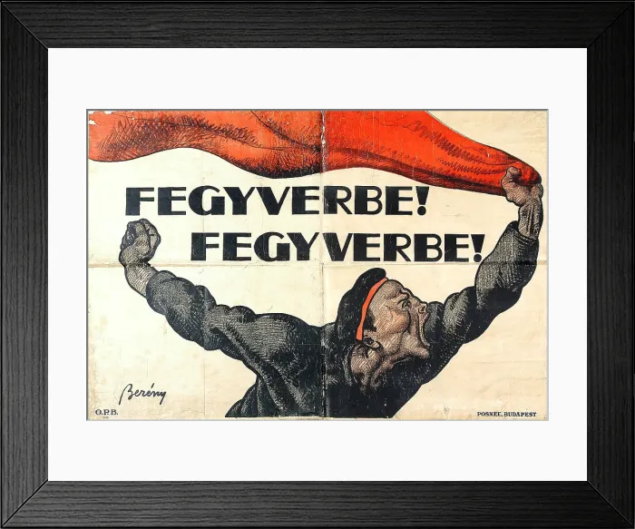 Framed Print : To Arms! To Arms!, 1919. Creator: Berény, Róbert (1887-1953)