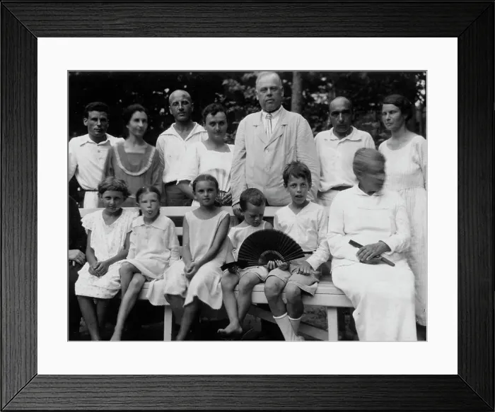 Framed Print : The Briners are visiting the Vstovskys dacha, 1925. Creator: Unknown Framed Print : The Briners are visiting the Vstovskys dacha, 1925. Creator: Unknown