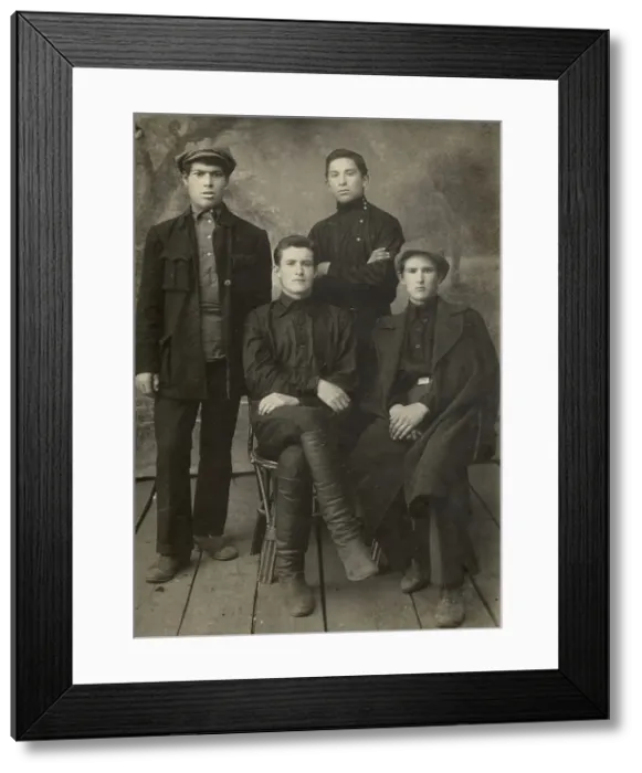 Framed Print : The first graduates of the Berdsk vocational school, 1926-1929. Creator: Unknown Framed Print : The first graduates of the Berdsk vocational school, 1926-1929. Creator: Unknown