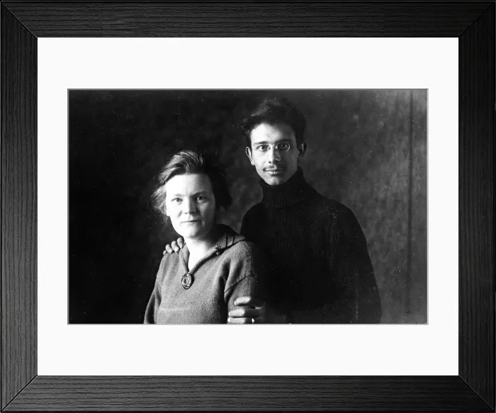 Framed Print : Newlyweds Nell and Koos Fis, 1920s. Creator: Unknown Framed Print : Newlyweds Nell and Koos Fis, 1920s. Creator: Unknown