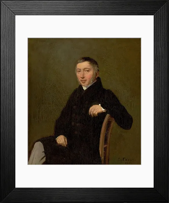 Framed Print : Laurent-Denis Sennegon, 1842. Creator: Corot, Jean-Baptiste Camille (1796-1875) Framed Print : Laurent-Denis Sennegon, 1842. Creator: Corot, Jean-Baptiste Camille (1796-1875)