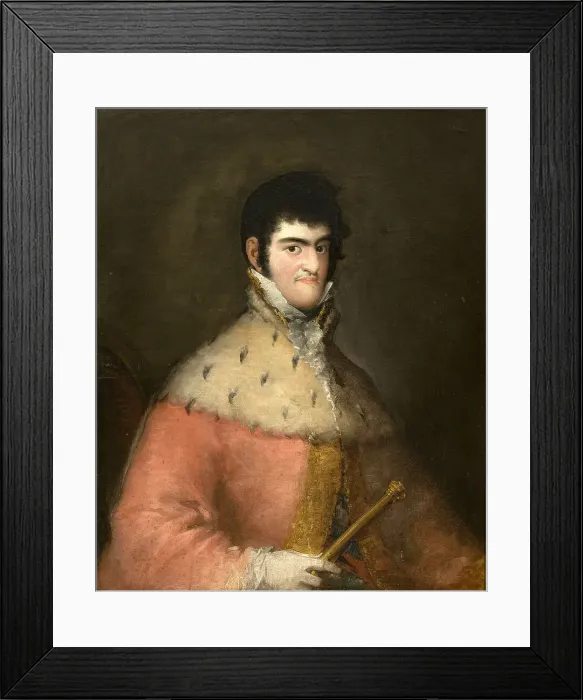 Framed Print : Portrait of King Ferdinand VII of Spain, 1808. Creator: Goya, Francisco, de (1746-1828) Framed Print : Portrait of King Ferdinand VII of Spain, 1808. Creator: Goya, Francisco, de (1746-1828)