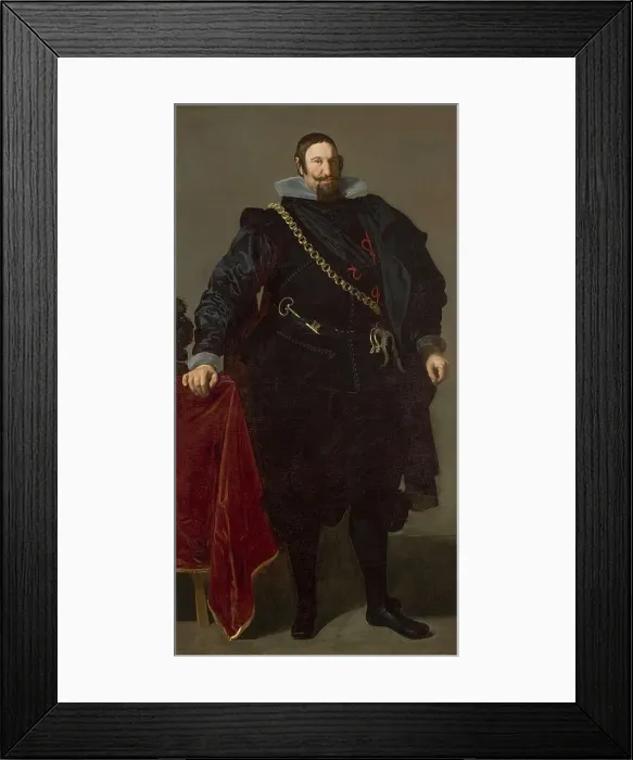 Framed Print : Portrait of Gaspar de Guzmán y Pimentel, Count-Duke of Olivares, 1624. Creator: Velàzquez, Diego (1599-1660) Framed Print : Portrait of Gaspar de Guzmán y Pimentel, Count-Duke of Olivares, 1624. Creator: Velàzquez, Diego (1599-1660)