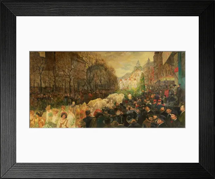 Framed Print : Promenade de la vache enragée, ca 1897. Creator: Abel-Truchet, Louis (1857-1918) Framed Print : Promenade de la vache enragée, ca 1897. Creator: Abel-Truchet, Louis (1857-1918)