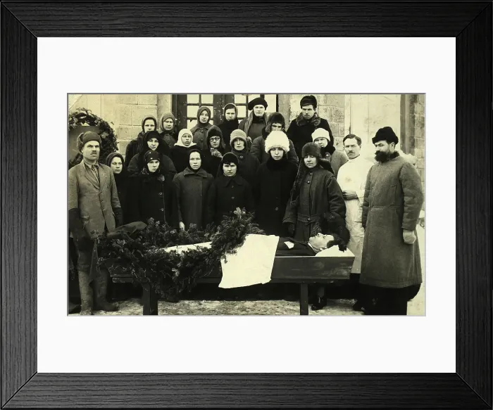 Framed Print : Funeral of Walter Leman, 1922-1926. Creator: Unknown Framed Print : Funeral of Walter Leman, 1922-1926. Creator: Unknown