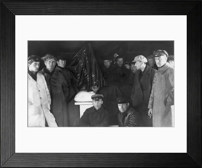 Framed Print : Funeral of V.M. Kruchina. Chapel, 1920. Creator: Unknown Framed Print : Funeral of V.M. Kruchina. Chapel, 1920. Creator: Unknown