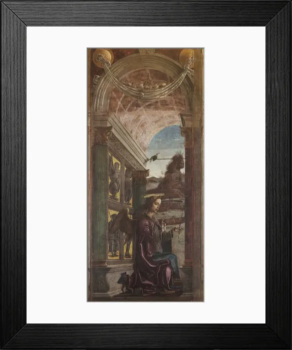 Framed Print : The Archangel Gabriel, 1467-1469. Creator: Tura, Cosimo (before 1431-1495) Framed Print : The Archangel Gabriel, 1467-1469. Creator: Tura, Cosimo (before 1431-1495)