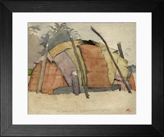 Framed Print : Yurt. Selkups, 1920. Creator: A. G. Vargin Framed Print : Yurt. Selkups, 1920. Creator: A. G. Vargin