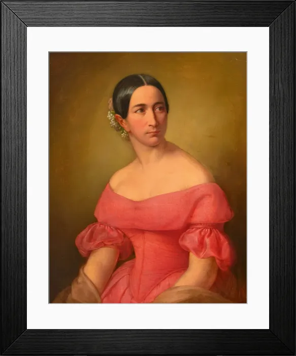 Framed Print : Portrait of the opera singer Giulia Grisi (1811-1869). Creator: Hayez, Francesco (1791-1882) Framed Print : Portrait of the opera singer Giulia Grisi (1811-1869). Creator: Hayez, Francesco (1791-1882)