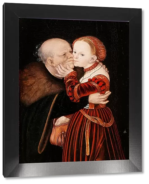 The Ill matched Couple, ca 1530. Creator: Cranach, Lucas, the Elder (1472-1553)
