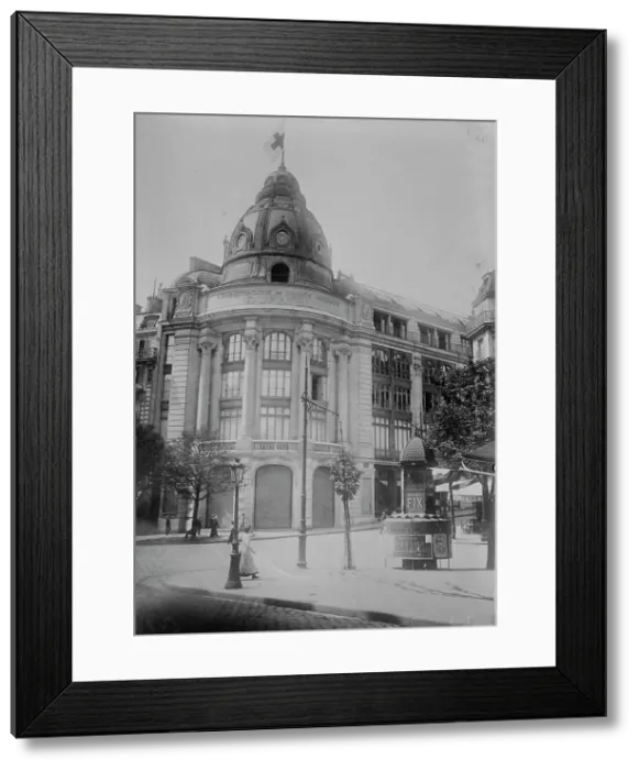 Framed Print : Paris, shop now a hospital, 1914. Creator: Bain News Service Framed Print : Paris, shop now a hospital, 1914. Creator: Bain News Service