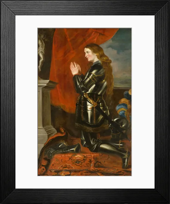 Framed Print : Joan of Arc, c. 1640. Creator: Rubens, Peter Paul, (School) Framed Print : Joan of Arc, c. 1640. Creator: Rubens, Peter Paul, (School)