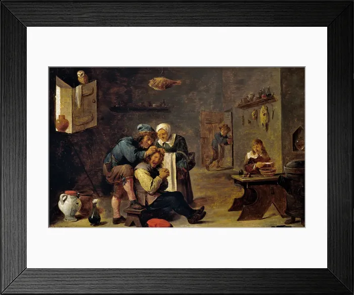 Framed Print : A Surgical Operation, 17th century. Creator: Teniers, David, the Younger (1610-1690) Framed Print : A Surgical Operation, 17th century. Creator: Teniers, David, the Younger (1610-1690)