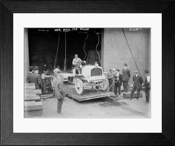 Framed Print : War Auto for Russia, between c1914 and c1915. Creator: Bain News Service Framed Print : War Auto for Russia, between c1914 and c1915. Creator: Bain News Service