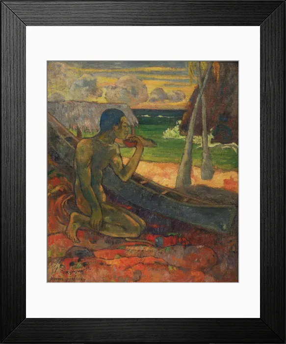 Framed Print : The Poor Fisherman, 1896. Creator: Gauguin, Paul Eugéne Henri (1848-1903)