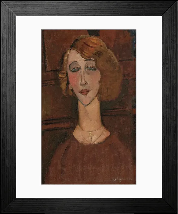 Framed Print : Renée, 1917. Creator: Modigliani, Amedeo (1884-1920) Framed Print : Renée, 1917. Creator: Modigliani, Amedeo (1884-1920)