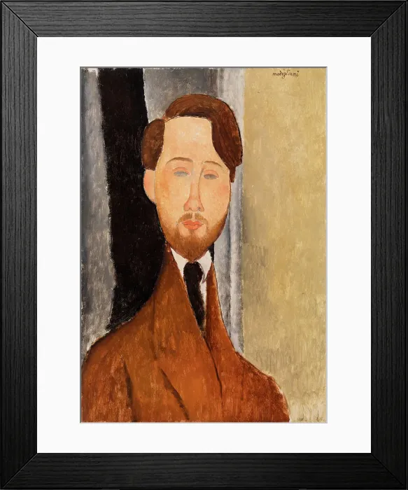 Framed Print : Portrait of Léopold Zborowski, 1919. Creator: Modigliani, Amedeo (1884-1920) Framed Print : Portrait of Léopold Zborowski, 1919. Creator: Modigliani, Amedeo (1884-1920)