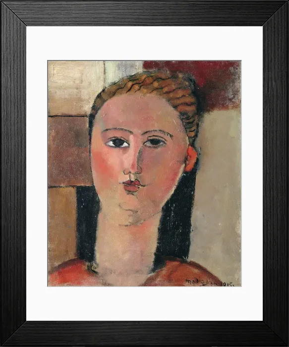 Framed Print : Fille rousse, 1915. Creator: Modigliani, Amedeo (1884-1920) Framed Print : Fille rousse, 1915. Creator: Modigliani, Amedeo (1884-1920)