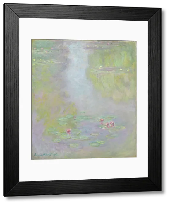 Framed Print : Water Lilies, 1908. Creator: Monet, Claude (1840-1926) Framed Print : Water Lilies, 1908. Creator: Monet, Claude (1840-1926)