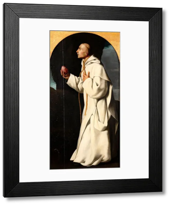 Framed Print : Saint John Houghton, 1637-1639. Creator: Zurbarán, Francisco, de (1598-1664)