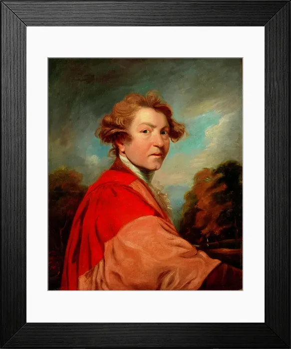Framed Print : Self-portrait, 1773. Creator: Reynolds, Sir Joshua (1732-1792) Framed Print : Self-portrait, 1773. Creator: Reynolds, Sir Joshua (1732-1792)