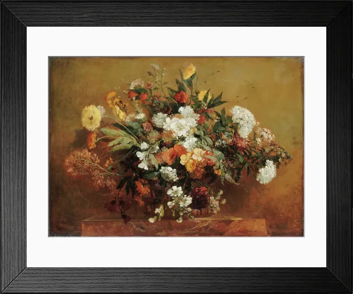 Framed Print : Bouquet champêtre, c. 1850. Creator: Delacroix, Eugène (1798-1863) Framed Print : Bouquet champêtre, c. 1850. Creator: Delacroix, Eugène (1798-1863)