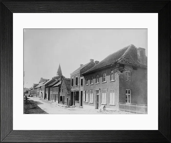 Framed Print : Haelen after battle, 1914. Creator: Bain News Service Framed Print : Haelen after battle, 1914. Creator: Bain News Service
