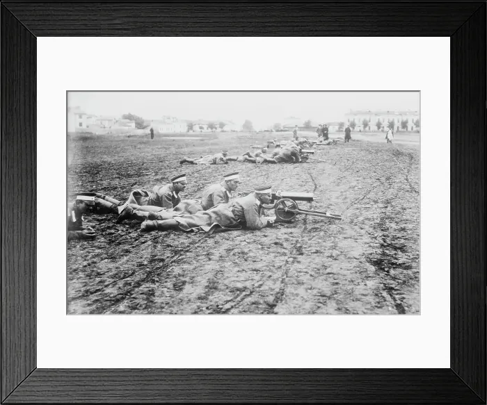 Framed Print : Bulgaria, rapid fire guns, between 1914 and c1915. Creator: Bain News Service Framed Print : Bulgaria, rapid fire guns, between 1914 and c1915. Creator: Bain News Service