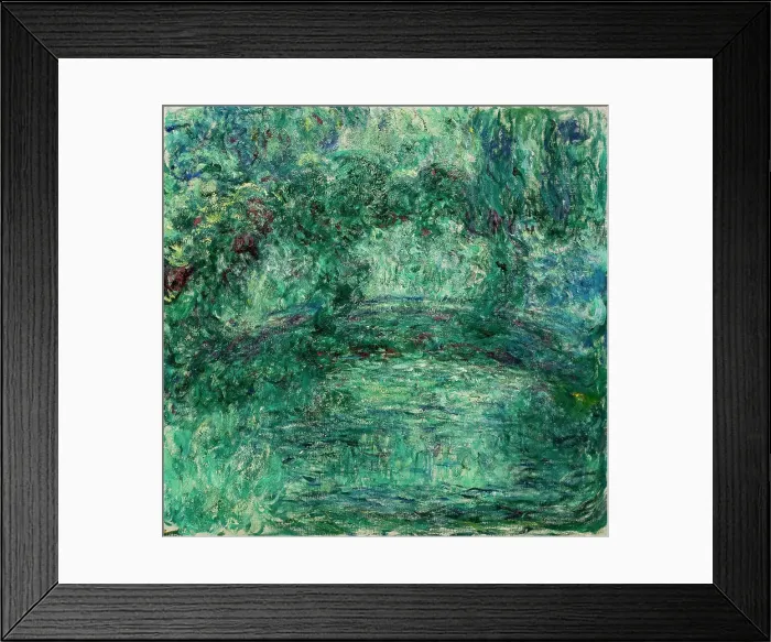 Framed Print : Japanese Bridge over the Water-Lily Pond in Giverny, 1920-1924. Creator: Monet, Claude (1840-1926) Framed Print : Japanese Bridge over the Water-Lily Pond in Giverny, 1920-1924. Creator: Monet, Claude (1840-1926)