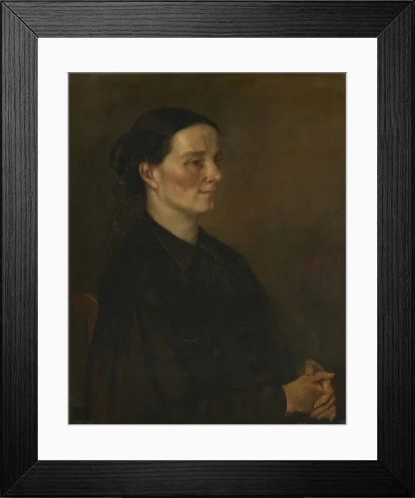 Framed Print : Juliette Courbet, 1873-1874. Creator: Courbet, Gustave (1819-1877) Framed Print : Juliette Courbet, 1873-1874. Creator: Courbet, Gustave (1819-1877)