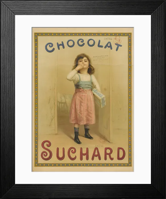 Framed Print : Chocolat Suchard, 1897. Creator: Anonymous Framed Print : Chocolat Suchard, 1897. Creator: Anonymous