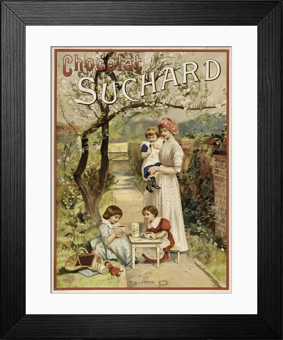 Framed Print : Chocolat Suchard, 1895. Creator: Anonymous Framed Print : Chocolat Suchard, 1895. Creator: Anonymous