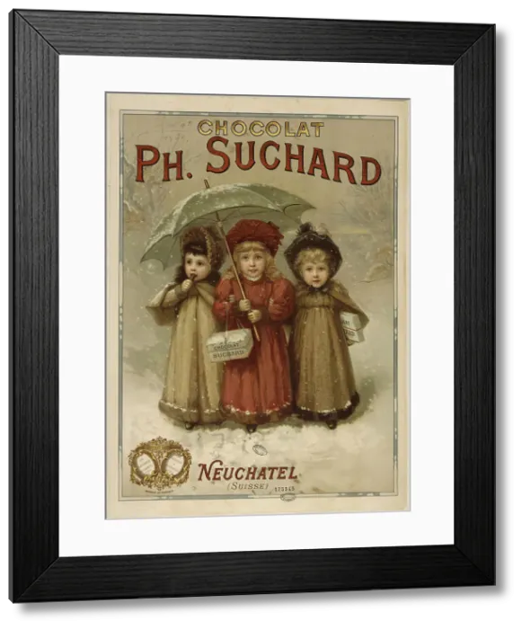 Framed Print : Chocolat Suchard, 1893. Creator: Anonymous Framed Print : Chocolat Suchard, 1893. Creator: Anonymous