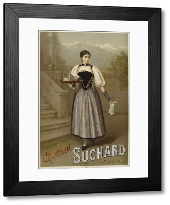 Framed Print : Chocolat Suchard, 1890. Creator: Anonymous Framed Print : Chocolat Suchard, 1890. Creator: Anonymous