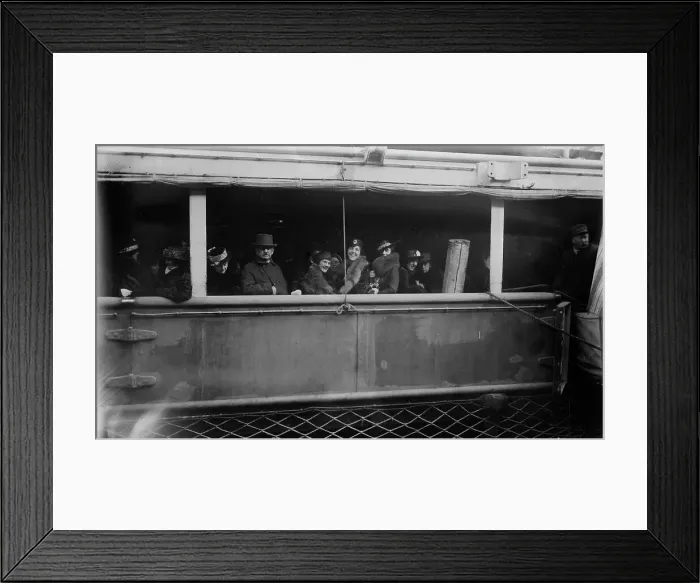 Framed Print : Misses McAdoo, Britton, et. al. on Lusitania, between c1910 and c1915. Creator: Bain News Service. Misses McAdoo, Britton, et. al. on Lusitania, between c1910 and c1915. Creator: Bain News Service Framed Print : Misses McAdoo, Britton, et. al. on Lusitania, between c1910 and c1915. Creator: Bain News Service. Misses McAdoo, Britton, et. al. on Lusitania, between c1910 and c1915. Creator: Bain News Service