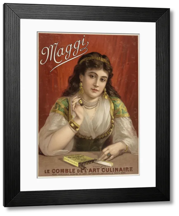 Framed Print : Maggi. Le comble de l'art culinaire, 1894. Creator: Anonymous Framed Print : Maggi. Le comble de l'art culinaire, 1894. Creator: Anonymous
