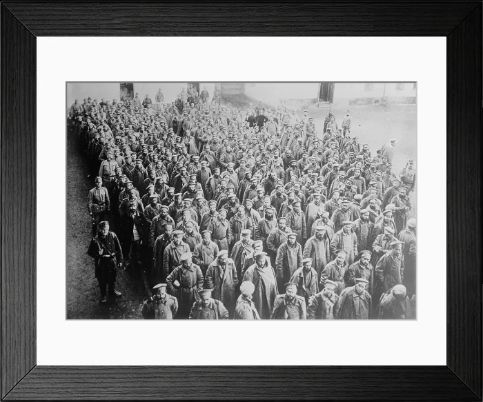 Framed Print : Russian prisoners in Przemysl, between c1914 and c1915. Creator: Bain News Service Framed Print : Russian prisoners in Przemysl, between c1914 and c1915. Creator: Bain News Service
