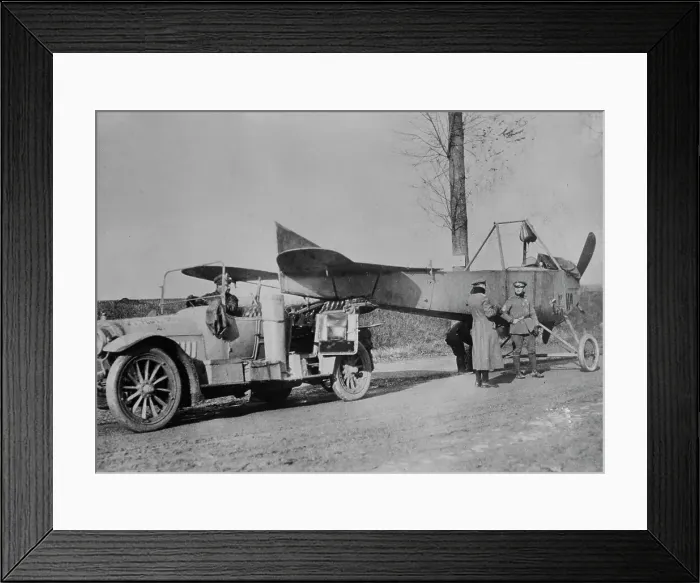 Framed Print : German aeroplane transport, 13 Apr 1915. Creator: Bain News Service Framed Print : German aeroplane transport, 13 Apr 1915. Creator: Bain News Service