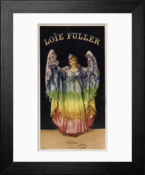 Framed Print : Loïe Fuller, 1893. Creator: Anonymous Framed Print : Loïe Fuller, 1893. Creator: Anonymous