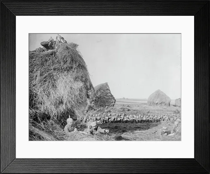 Framed Print : Germans in S.W. Belgium, between 1914 and c1915. Creator: Bain News Service Framed Print : Germans in S.W. Belgium, between 1914 and c1915. Creator: Bain News Service